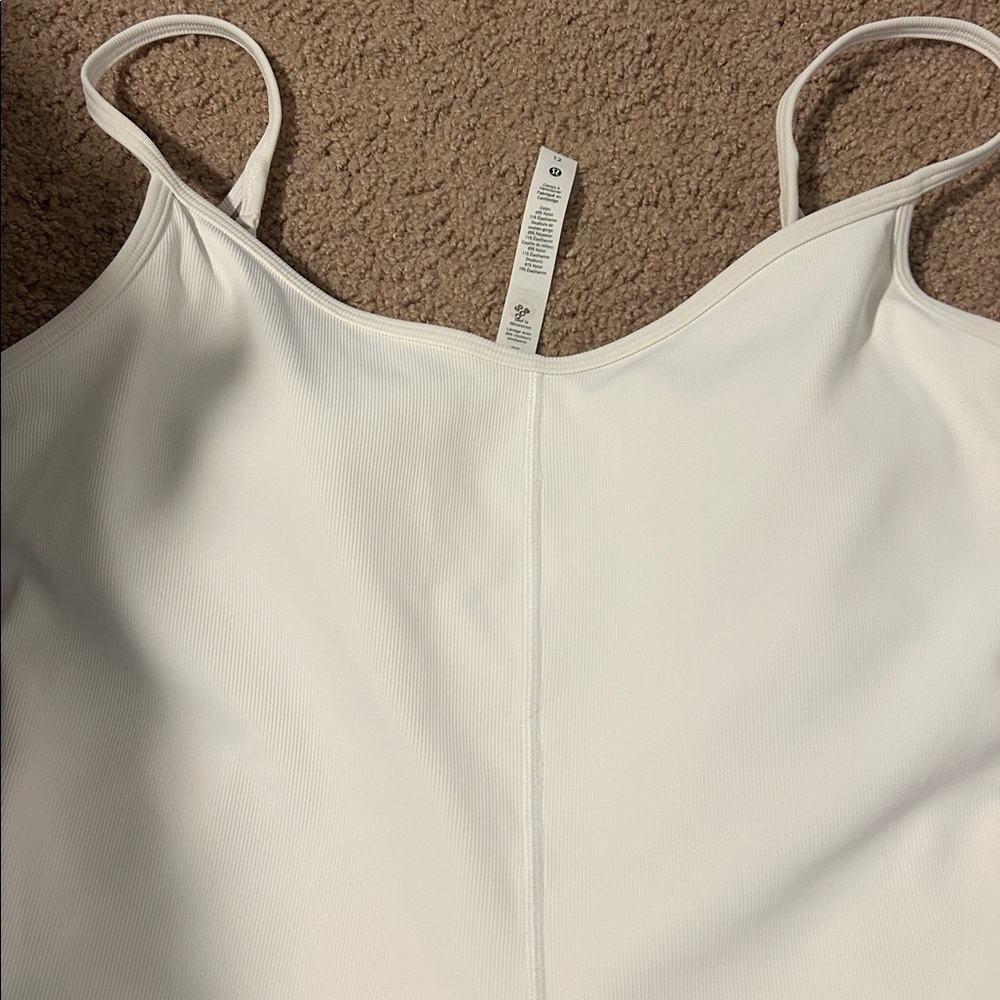 Lululemon White Ribbed Contoured Unitard - Picture 4 of 10